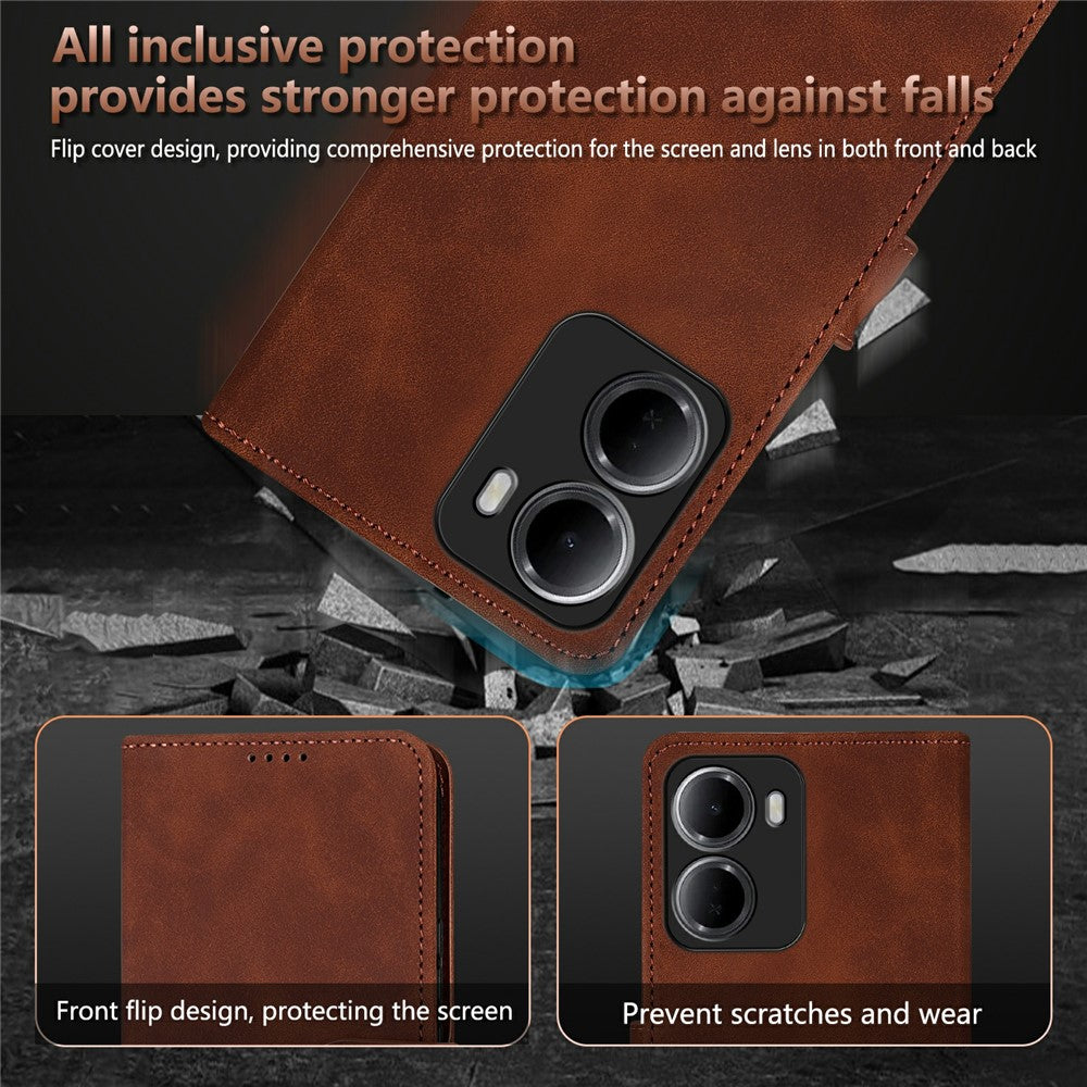 AZNS Phone Case For Xiaomi Redmi 15a 5G / R70 5G / R70m 5G PU Leather Wallet Cover