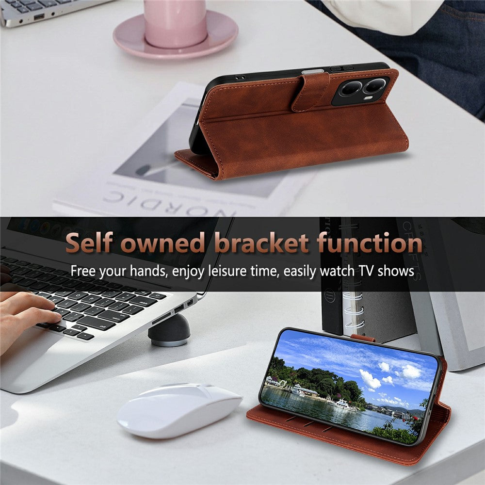 AZNS Phone Case For Xiaomi Redmi 15a 5G / R70 5G / R70m 5G PU Leather Wallet Cover