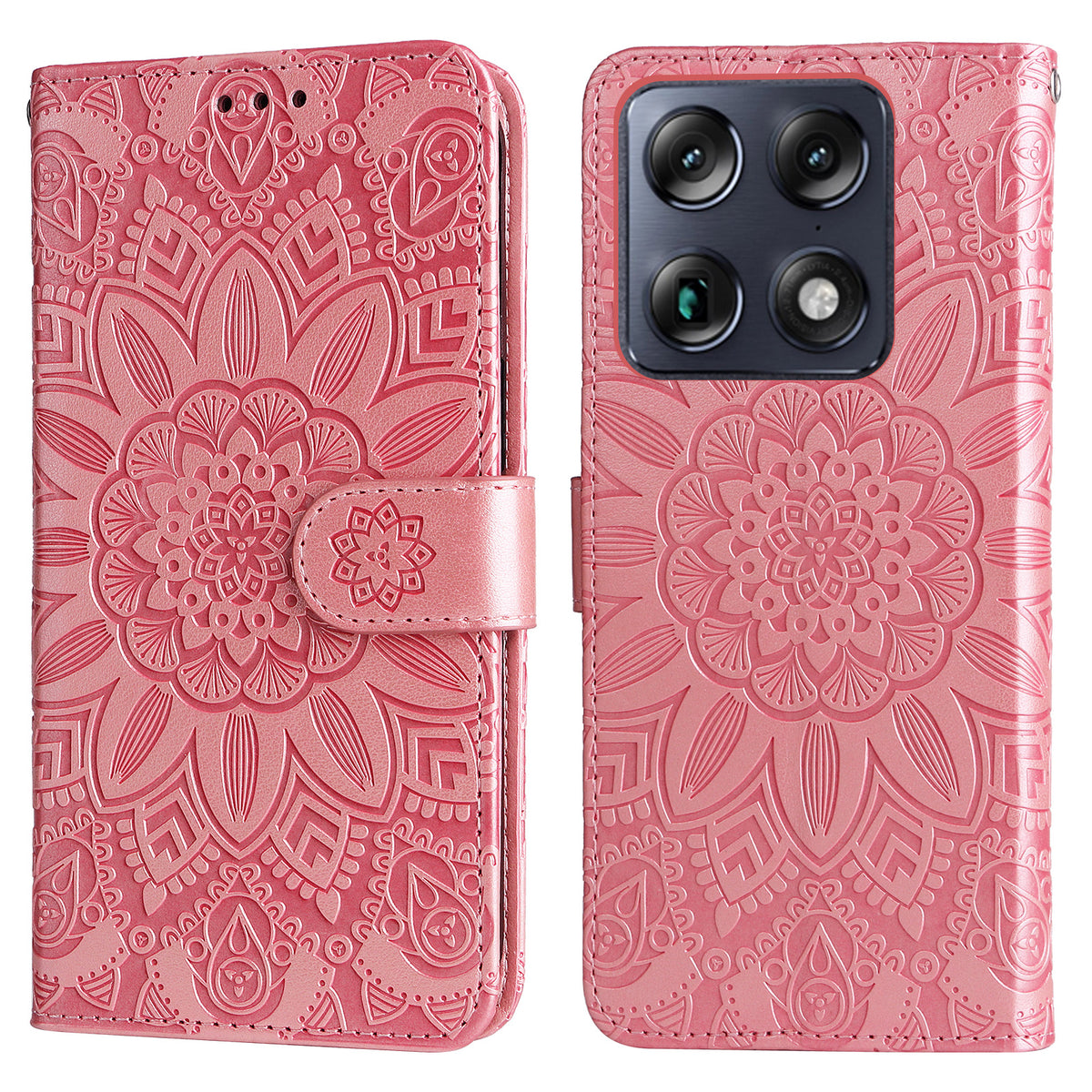 For Motorola Moto X70 Air Pro 5G / Motorola Signature 5G Case Sunflower Imprint Leather Wallet Phone Cover