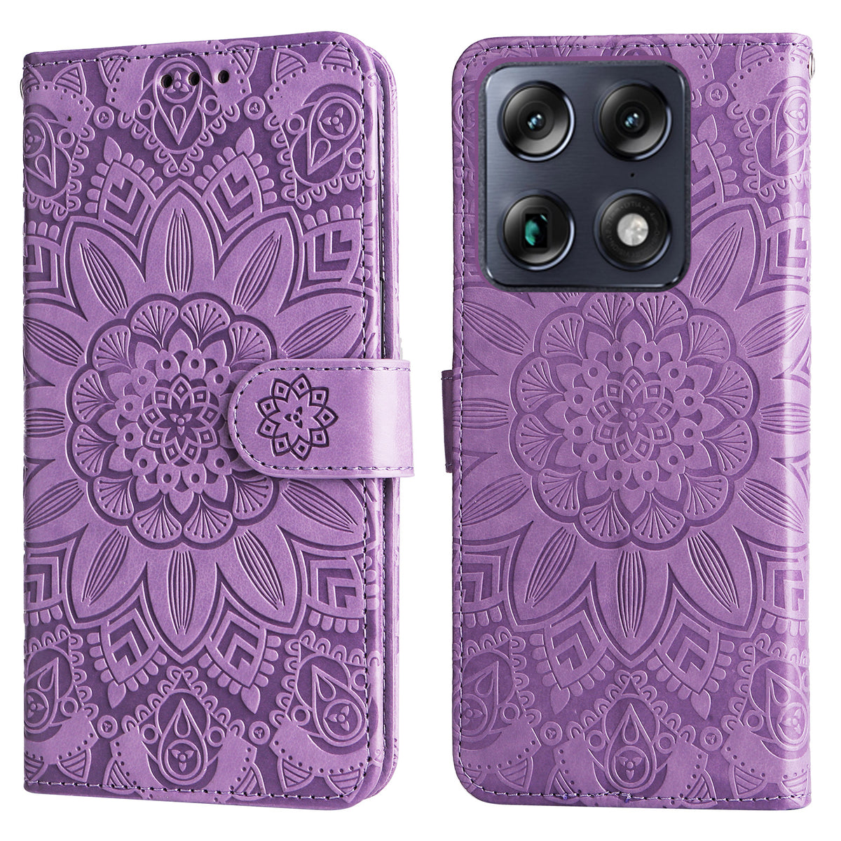 For Motorola Moto X70 Air Pro 5G / Motorola Signature 5G Case Sunflower Imprint Leather Wallet Phone Cover
