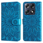 For Motorola Moto X70 Air Pro 5G / Motorola Signature 5G Case Sunflower Imprint Leather Wallet Phone Cover