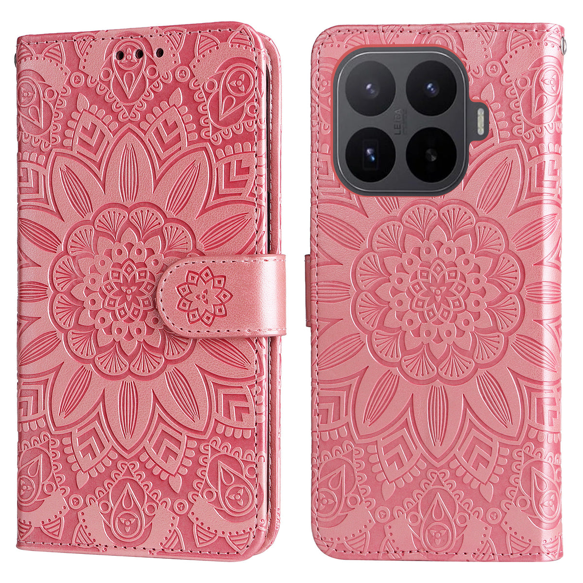For Xiaomi 17T Case Sunflower Imprint Leather Wallet Phone Cover