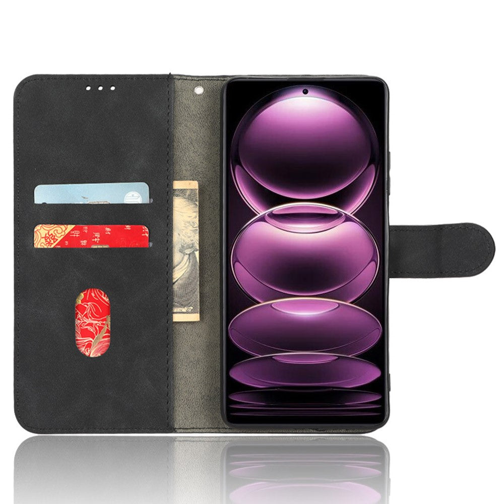 For Xiaomi Redmi Note 12 Pro 5G / Note 12 Pro Speed 5G / Poco X5 Pro 5G Skin-touch Feeling Phone Case Wallet Stand Flip Shockproof PU Leather+TPU Cover