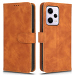 For Xiaomi Redmi Note 12 Pro 5G / Note 12 Pro Speed 5G / Poco X5 Pro 5G Skin-touch Feeling Phone Case Wallet Stand Flip Shockproof PU Leather+TPU Cover