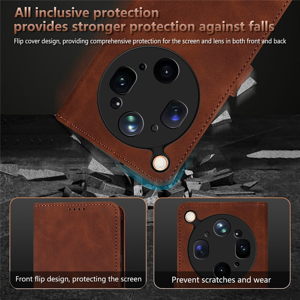 AZNS For Oppo Find X9 Ultra 5G Case PU Leather Wallet Phone Cover