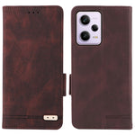 For Xiaomi Redmi Note 12 Pro 5G / Note 12 Pro Speed 5G / Poco X5 Pro 5G PU Leather Anti-drop Case Hardware Decor Dual Magnetic Clasp Wallet Stand Phone Cover