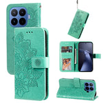 For Xiaomi 17T Pro Case Floral Pattern PU Leather Wallet Stand Phone Cover