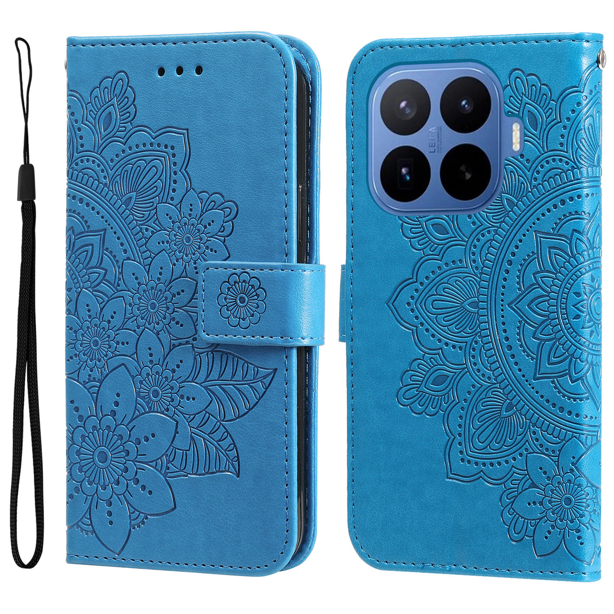 For Xiaomi 17T Pro Case Floral Pattern PU Leather Wallet Stand Phone Cover