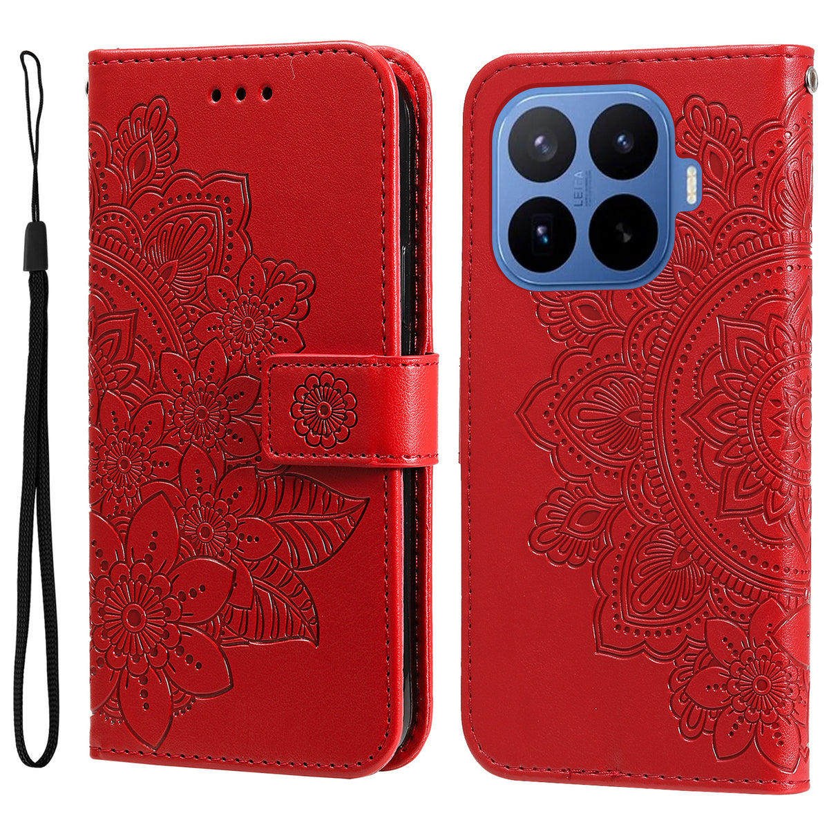 For Xiaomi 17T Pro Case Floral Pattern PU Leather Wallet Stand Phone Cover
