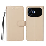 For Oppo F33 Pro 5G / Oppo A6s Pro 5G Case RFID Blocking 3 Card Slots PU Leather Phone Cover with Wrist Strap