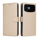 For Oppo F33 Pro 5G / Oppo A6s Pro 5G Case RFID Blocking 3 Card Slots PU Leather Phone Cover with Wrist Strap