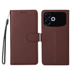 For Oppo F33 Pro 5G / Oppo A6s Pro 5G Case RFID Blocking 3 Card Slots PU Leather Phone Cover with Wrist Strap