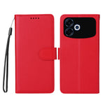 For Oppo F33 Pro 5G / Oppo A6s Pro 5G Case RFID Blocking 3 Card Slots PU Leather Phone Cover with Wrist Strap