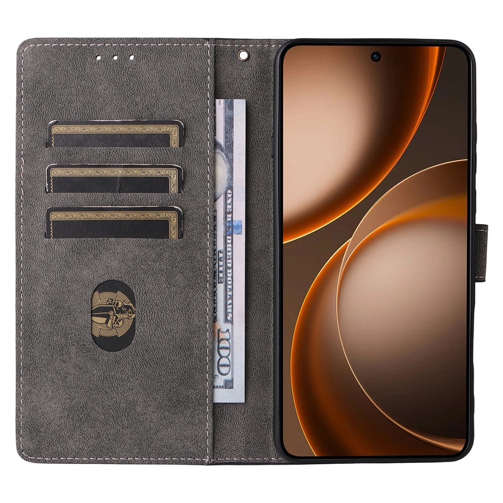For Oppo Find X9 Ultra 5G Case Wallet RFID Blocking PU Leather Phone Cover Stand with Strap