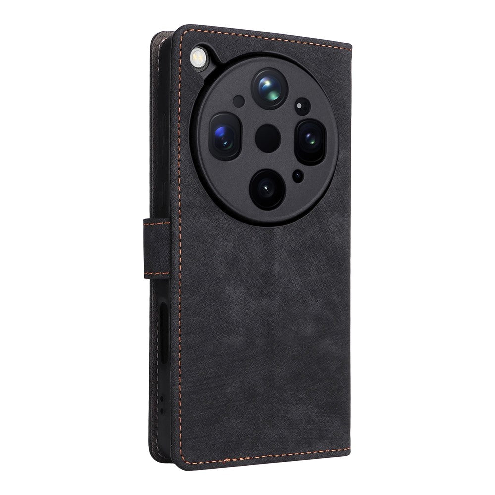 For Oppo Find X9 Ultra 5G Case Wallet RFID Blocking PU Leather Phone Cover Stand with Strap