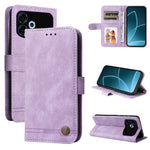 For Oppo F33 Pro 5G / Oppo A6s Pro 5G Leather Wallet Cases Skin Touch Phone Cover Stand with Strap