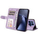 For Xiaomi 17T Pro Leather Wallet Cases Skin Touch Phone Cover Stand with Strap