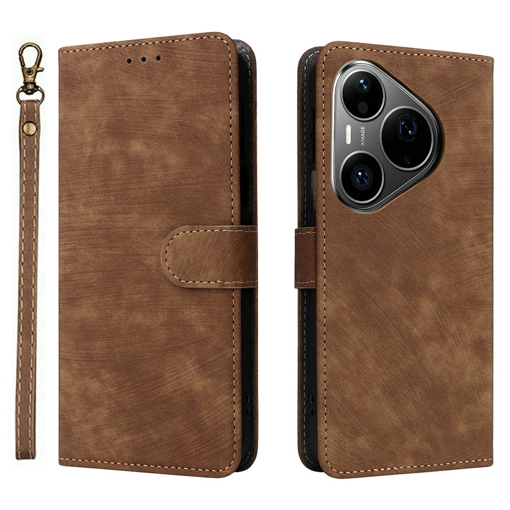 For Huawei Pura 90s Pro 5G / Pura 90 Pro Case Wallet RFID Blocking PU Leather Phone Cover Stand with Strap