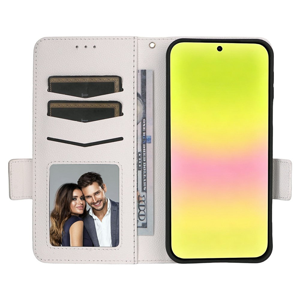 For Huawei Pura 90s Pro Max 5G / Pura 90 Pro Max Case Litchi Texture Wallet Leather Phone Cover with Wrist Strap