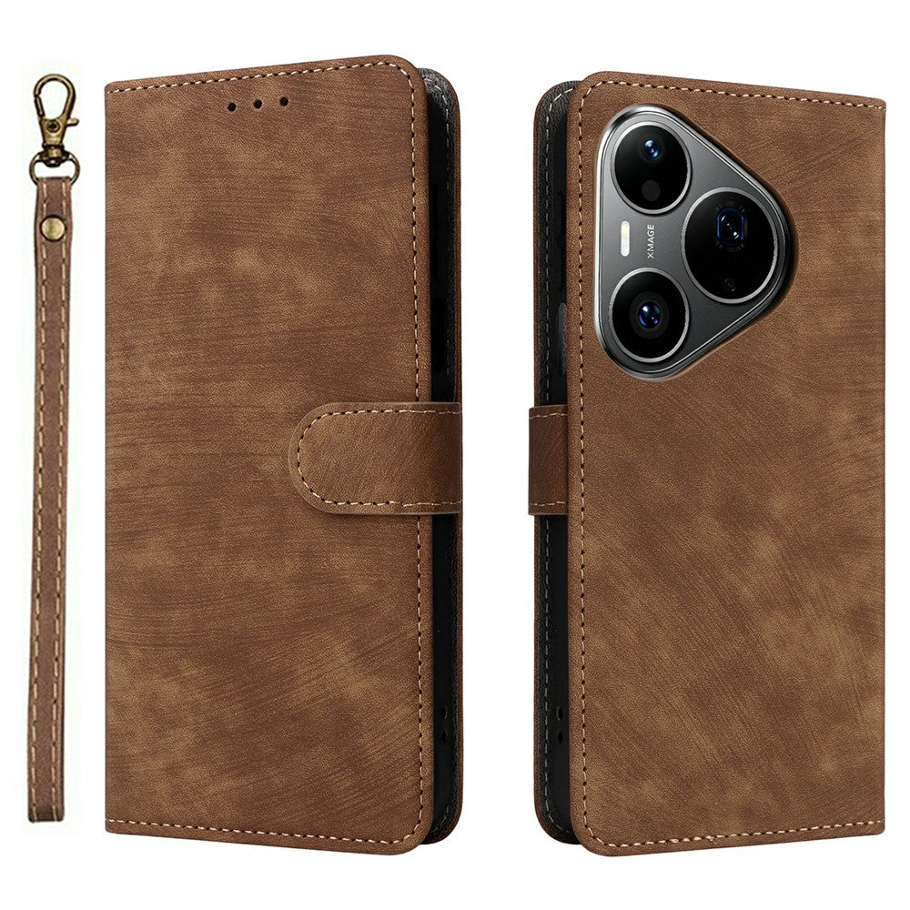 For Huawei Pura 90s Pro Max 5G / Pura 90 Pro Max Case Wallet RFID Blocking PU Leather Phone Cover Stand with Strap