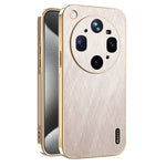 KADEM For Oppo Find X9 Ultra 5G Phone Case Electroplating Silk Texture PU + TPU Phone Back Cover
