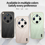 KADEM For Oppo Find X9 Ultra 5G Phone Case Electroplating Silk Texture PU + TPU Phone Back Cover