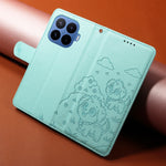 For Xiaomi 17T Pro Case RFID Blocking Imprinted Dog Pattern PU Leather Phone Cover with Wrist Strap