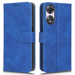 For Oppo A58 5G Shockproof Phone Case Skin-touch Feeling Wallet Stand Flip Anti-scratch PU Leather+TPU Cover
