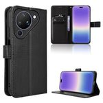 For Huawei Pura 90 Leather Wallet Case with Strap Diamond Texture Phone Cover