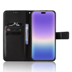 For Huawei Pura 90 Leather Wallet Case with Strap Diamond Texture Phone Cover