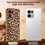 Til Oppo K15 Pro+ 5G Cover Leopard Print PU Læderbelagt PC + TPU Galvaniseret Telefoncover