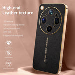 For Oppo Find X9 Ultra 5G Case Anti Scratch Litchi Texture PU Leather TPU Phone Back Cover