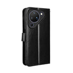 For Huawei Pura 90 PU Leather Case with Strap Crazy Horse Texture Phone Wallet Cover