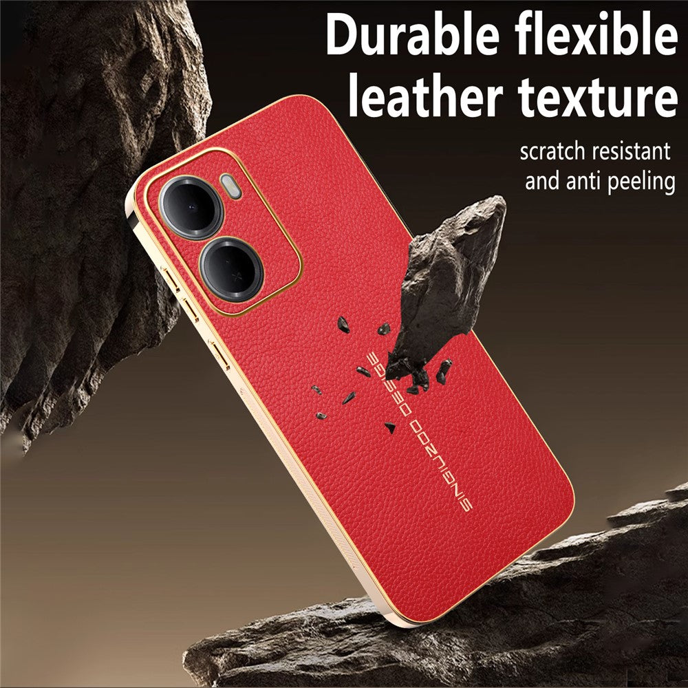 For Xiaomi Redmi 15a 5G Case Anti Scratch Litchi Texture PU Leather TPU Phone Back Cover