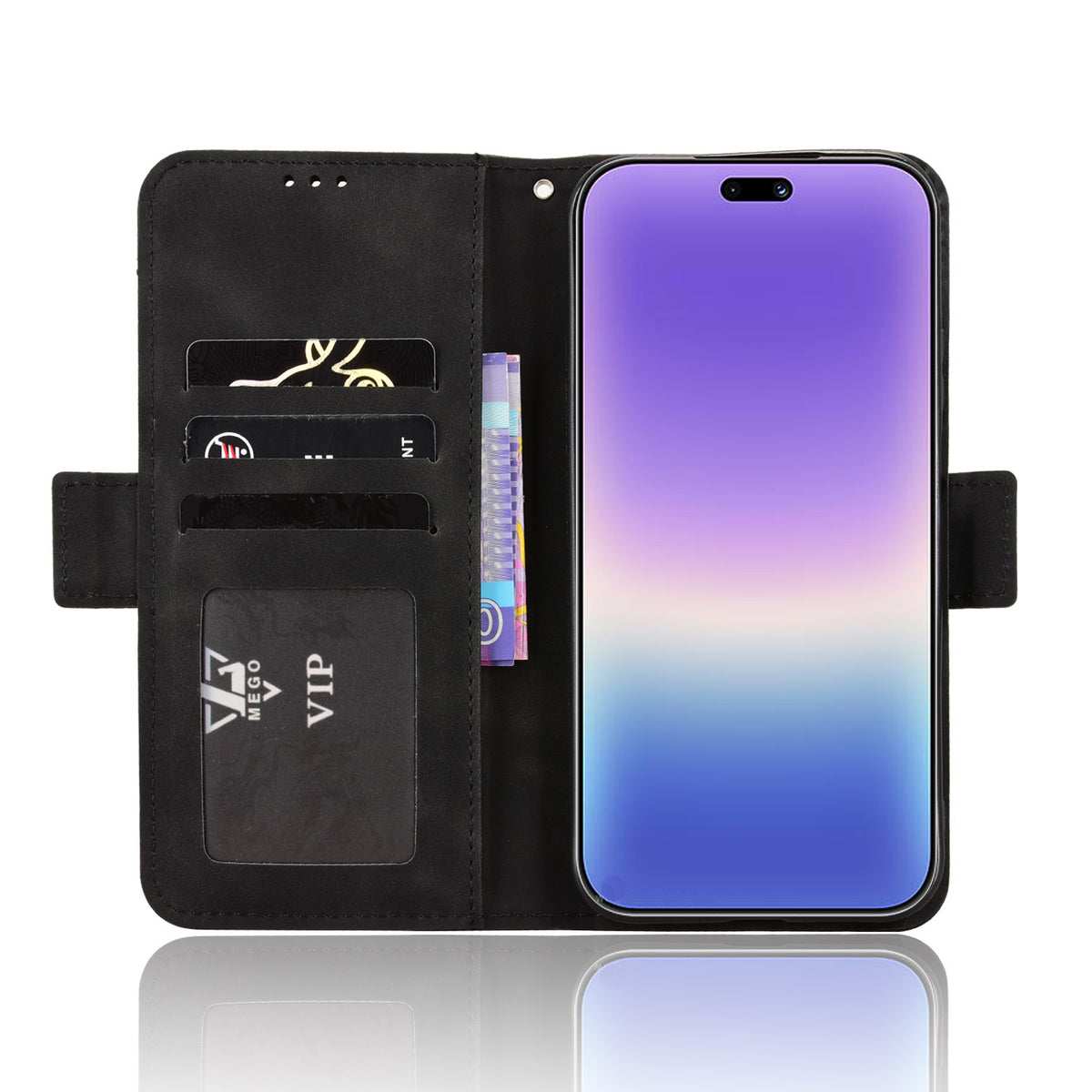 For Huawei Pura 90 Leather Case Phone Wallet Cover with Multiple Card Slots