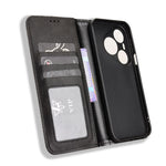 For Huawei Pura 90s Pro Max 5G / Pura 90 Pro Max Leather Case Wallet Stand Retro Texture Phone Cover