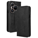 For Huawei Pura 90s Pro Max 5G / Pura 90 Pro Max Leather Case Wallet Stand Retro Texture Phone Cover