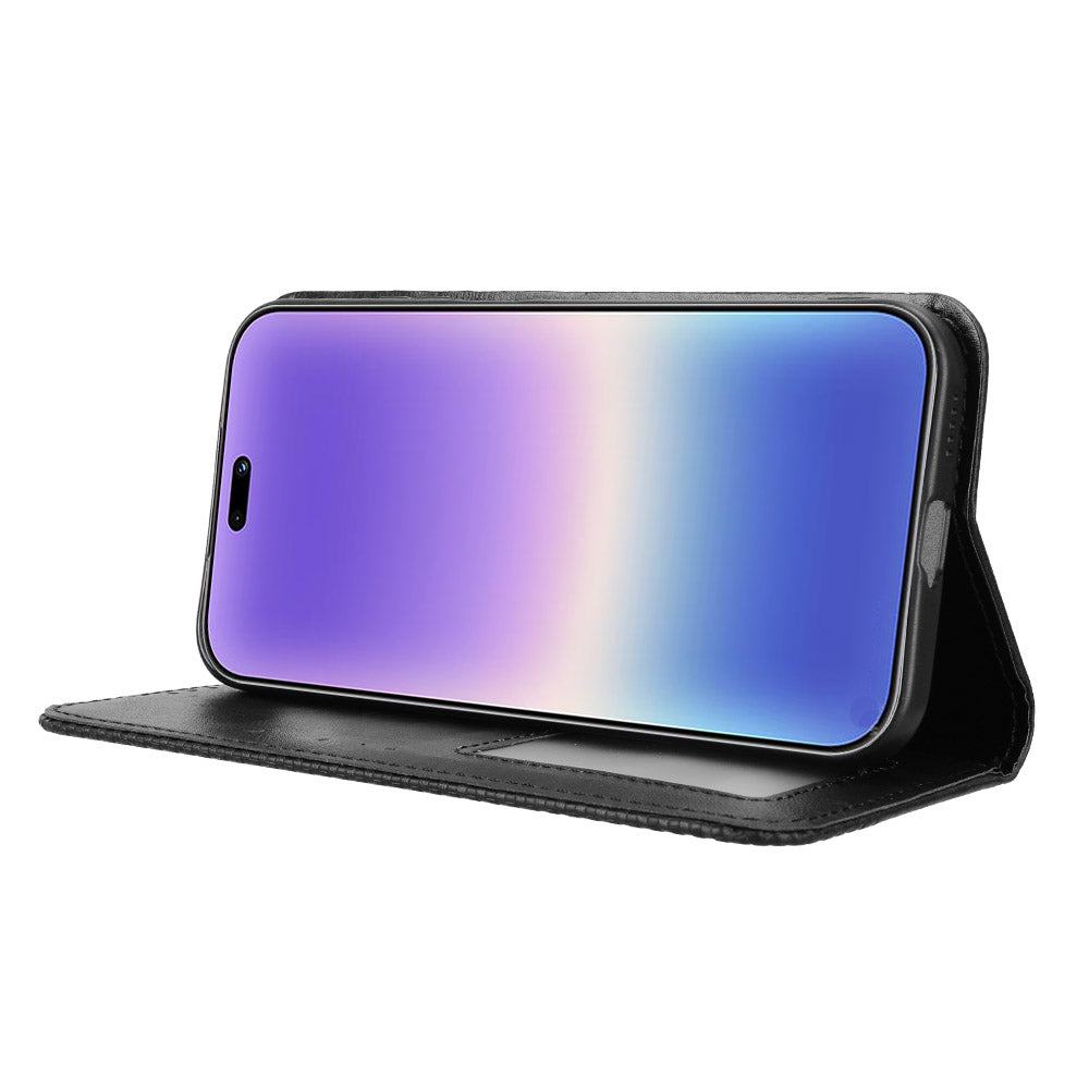 For Huawei Pura 90 Leather Case Wallet Stand Retro Texture Phone Cover