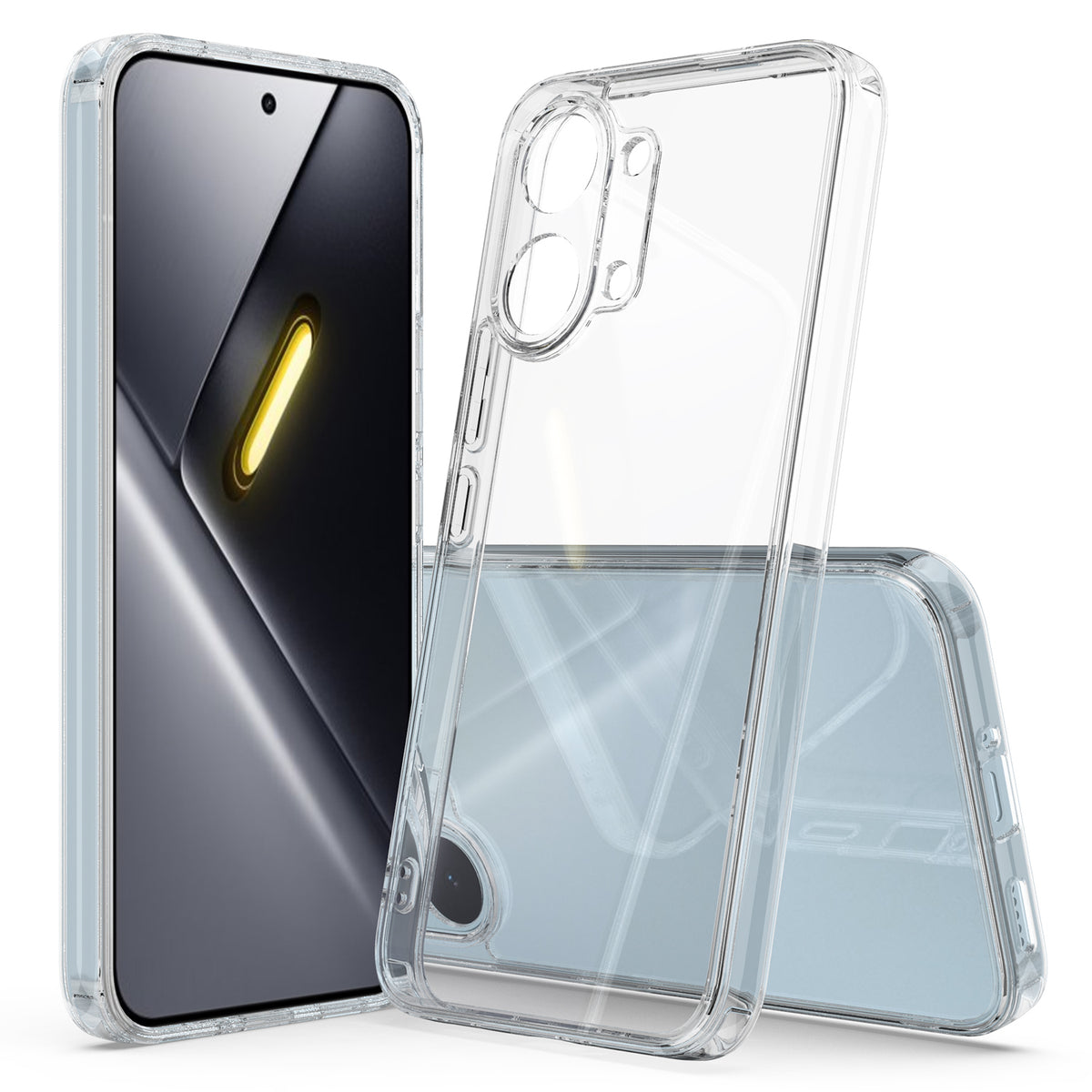 For Xiaomi Redmi Turbo 5 Max 5G / Xiaomi Poco X8 Pro Max 5G Clear Phone Case TPU+Acrylic Shockproof Phone Back Cover