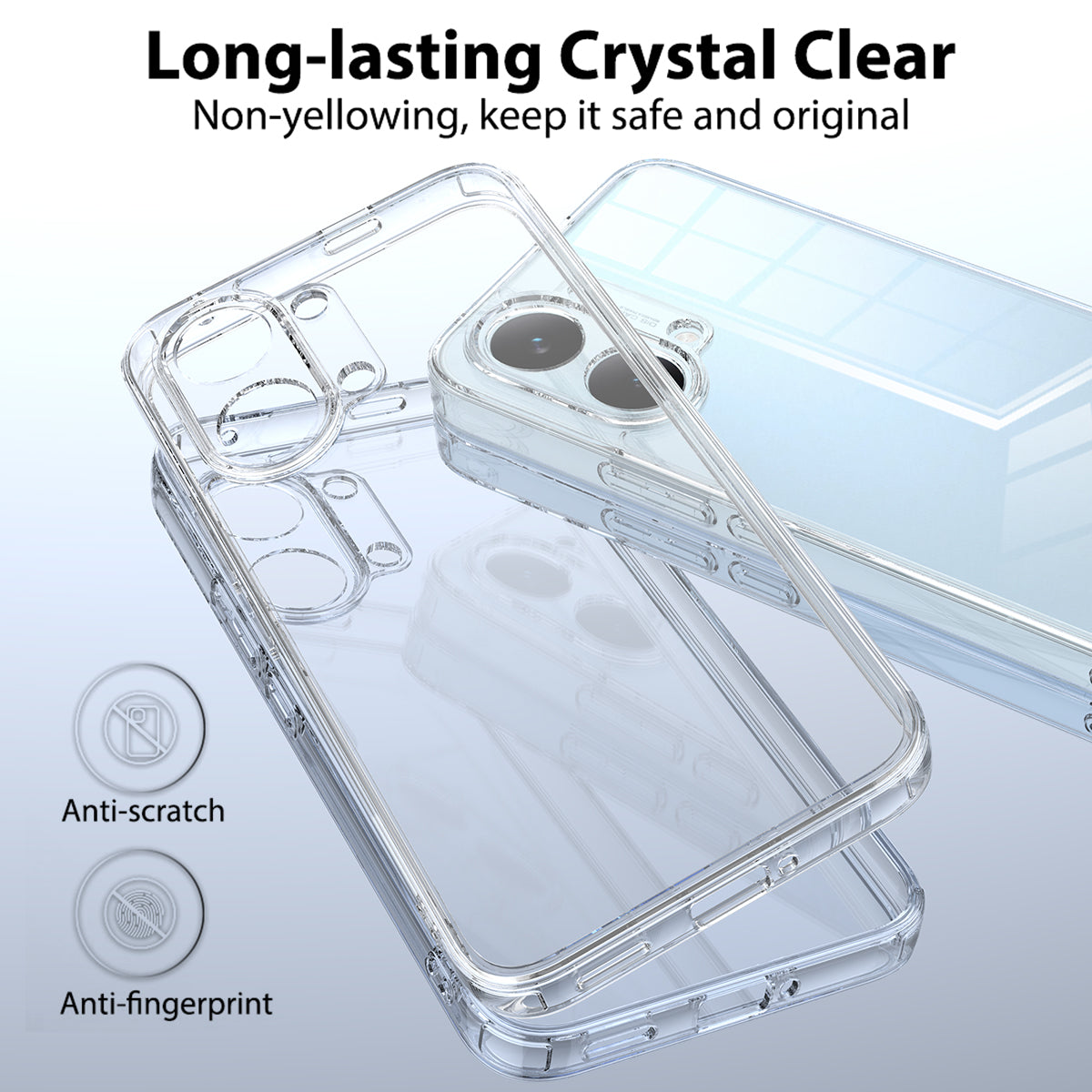 For Xiaomi Redmi Turbo 5 Max 5G / Xiaomi Poco X8 Pro Max 5G Clear Phone Case TPU+Acrylic Shockproof Phone Back Cover