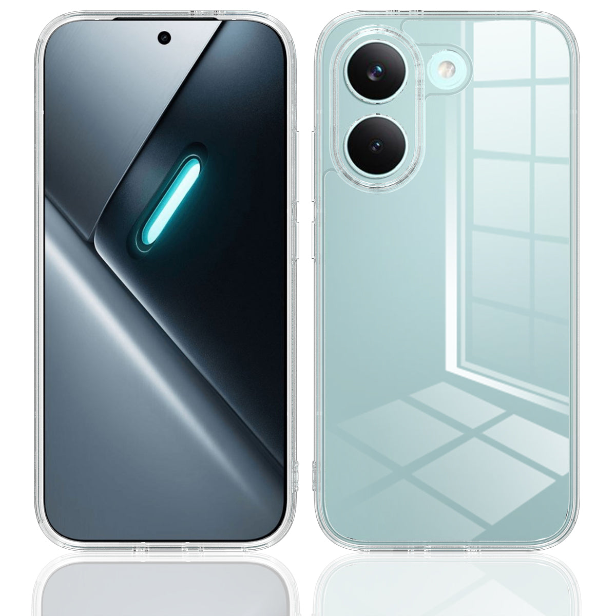 For Xiaomi Redmi Turbo 5 5G / Xiaomi Poco X8 Pro 5G Clear Phone Case TPU+Acrylic Shockproof Phone Back Cover