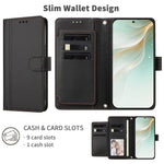For Xiaomi 17T Case 9 Card Slots PU Leather Flip Wallet Phone Cover with Hand Strap