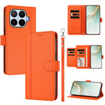 For Xiaomi 17T Case 9 Card Slots PU Leather Flip Wallet Phone Cover with Hand Strap