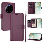 For Xiaomi 17 Ultra 5G Case 9 Card Slots PU Leather Flip Wallet Phone Cover with Hand Strap