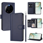 For Xiaomi 17 Ultra 5G Case 9 Card Slots PU Leather Flip Wallet Phone Cover with Hand Strap