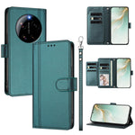 For Xiaomi 17 Ultra 5G Case 9 Card Slots PU Leather Flip Wallet Phone Cover with Hand Strap