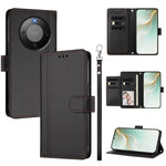 For Honor X70 5G / Honor Magic8 Lite 5G / Honor X9d 5G Case 9 Card Slots PU Leather Flip Wallet Phone Cover with Hand Strap