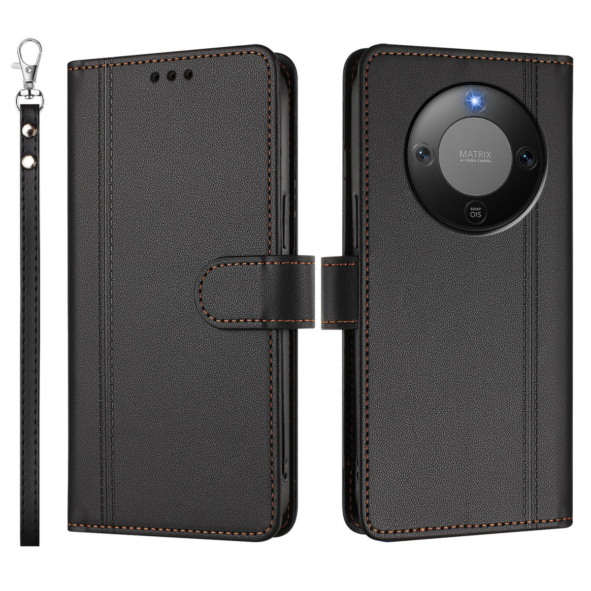 For Honor X70 5G / Honor Magic8 Lite 5G / Honor X9d 5G Case 9 Card Slots PU Leather Flip Wallet Phone Cover with Hand Strap