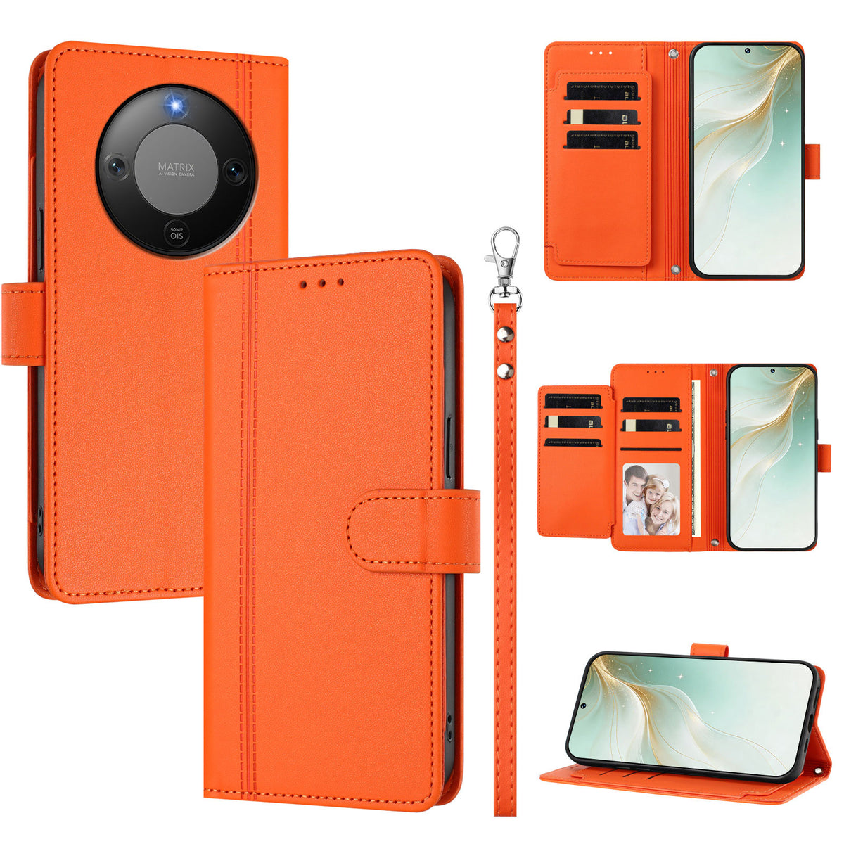 For Honor X70 5G / Honor Magic8 Lite 5G / Honor X9d 5G Case 9 Card Slots PU Leather Flip Wallet Phone Cover with Hand Strap