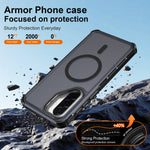 Til Samsung Galaxy A56 5G / Galaxy A37 5G / Galaxy A36 5G Magnetisk Etui Elektrobelagt Ramme Hudvenligt TPU+PC Telefoncover